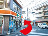 下総中山駅からの道順-3